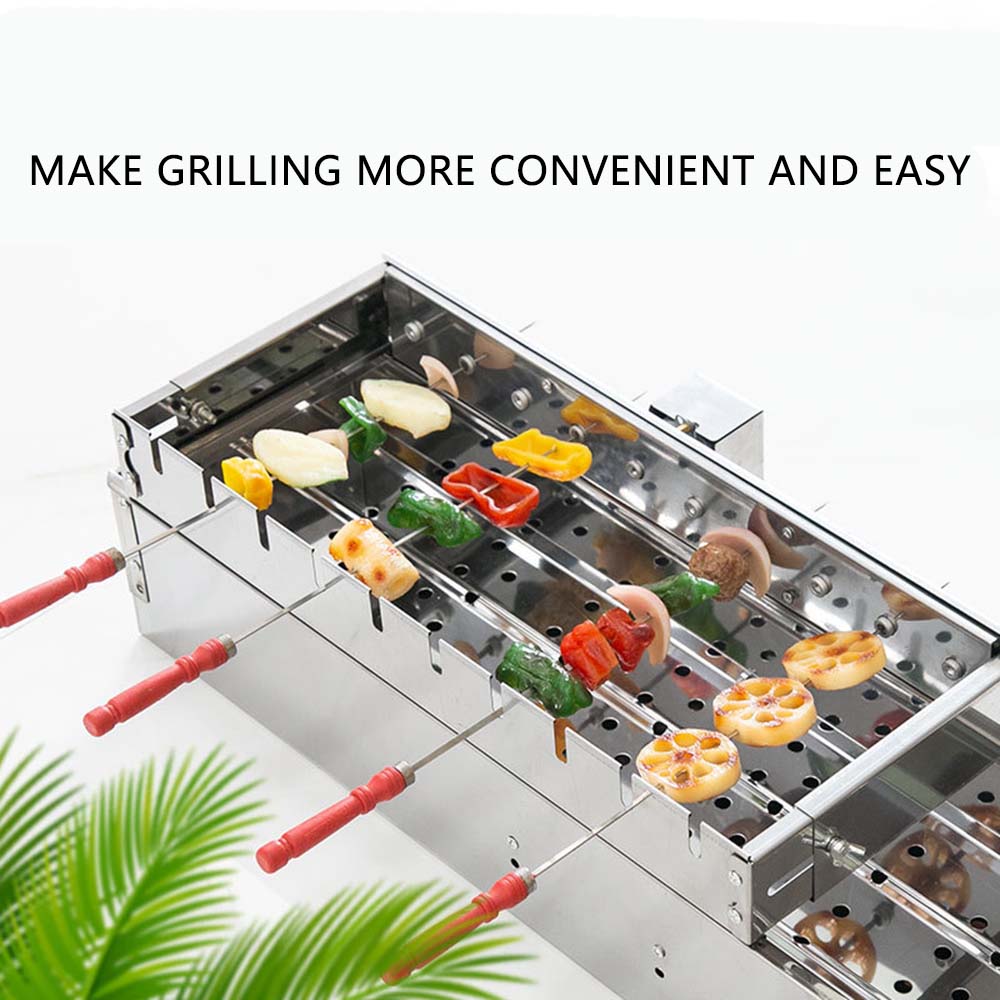 Hot Dog Roller Grill - Spiedini per griglia commerciali in acciaio