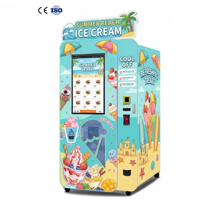 Soft Serve Ice Cream Machine - Distributore Automatico di Gelato Soft Serve