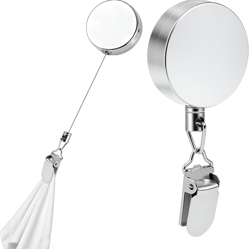 Commercial Kitchen Organization - Supporto per clip porta asciugamani retrattile,