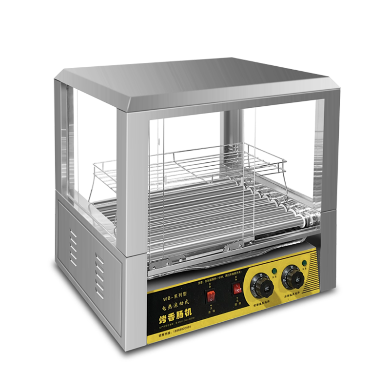 Hot Dog Roller Grill - Attrezzatura Commerciale per Snack, Macchina Elettrica