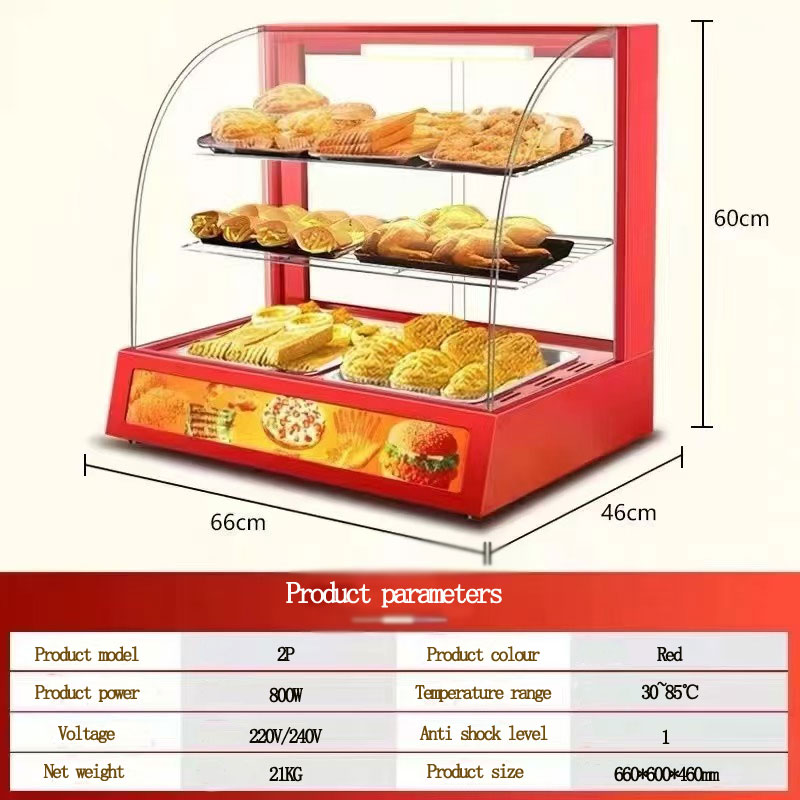 Bain Marie Food Warmer - Vetrina riscaldata Scaldavivande di alta qualità