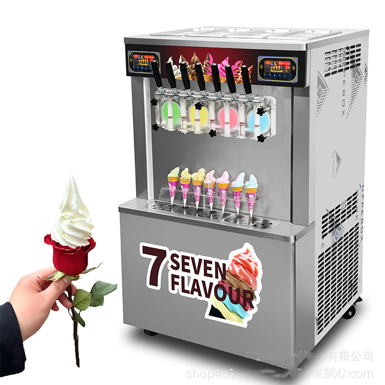 Soft Serve Ice Cream Machine - Macchina Professionale per Gelato Soft Serve