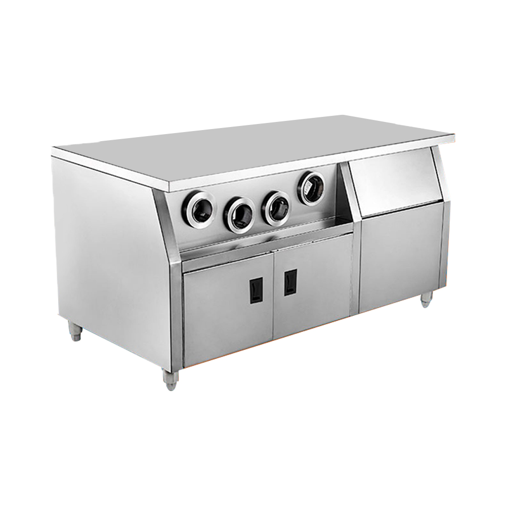 Commercial Kitchen Island On Wheels - Armadietto da tavolo su ruote per