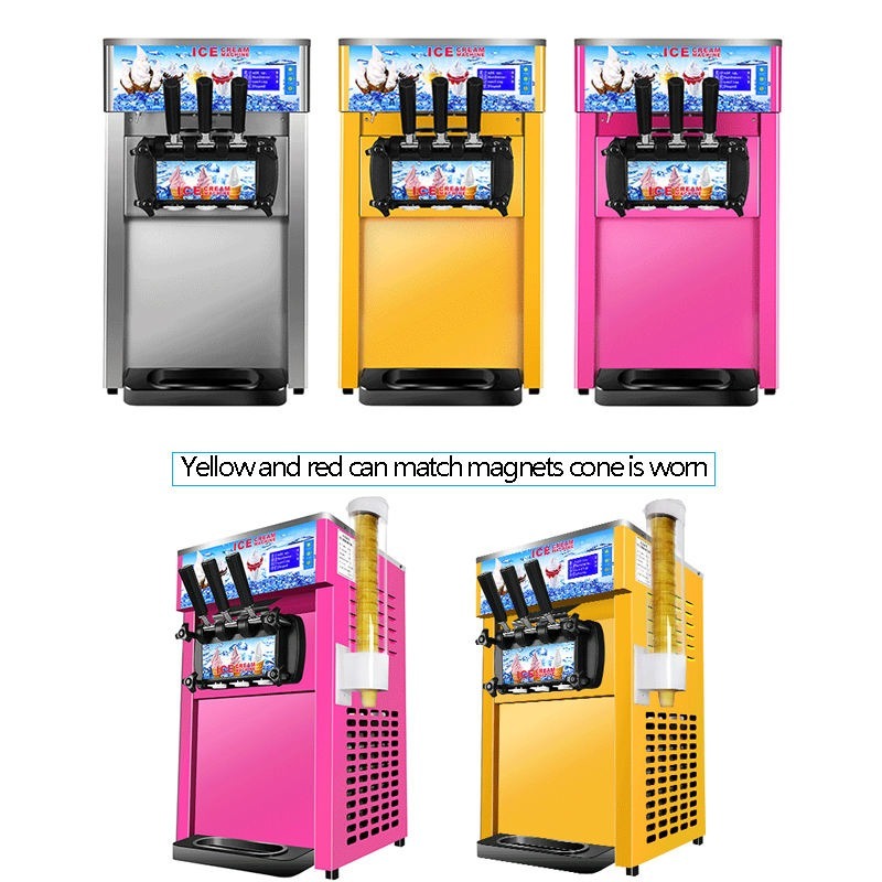 Soft Serve Ice Cream Machine - Macchina per Gelato Soft Serve 28L/h