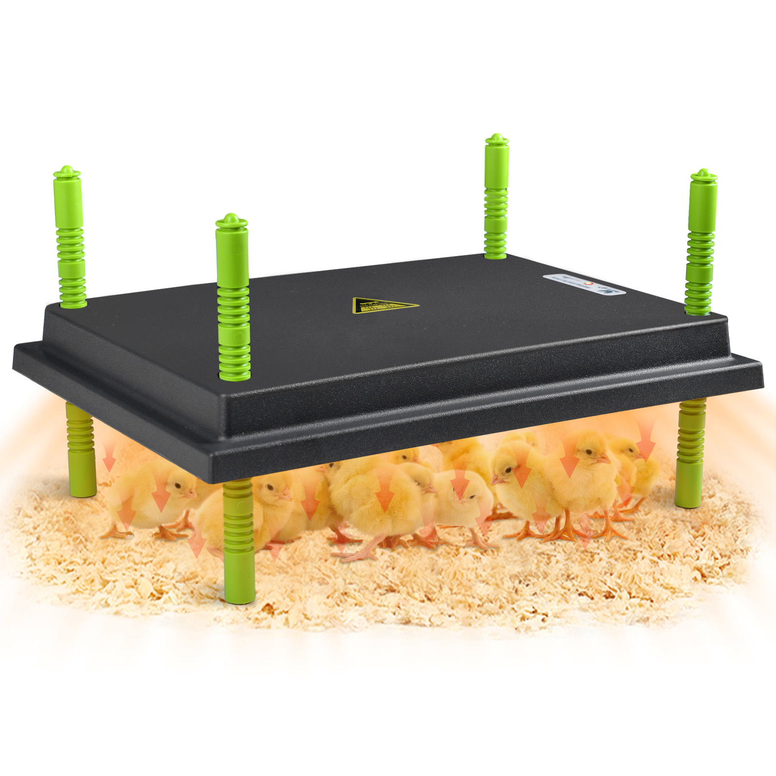 Hot Dog Roller Grill - Piastra Riscaldante Elettrica 30x40cm per Pulcini,