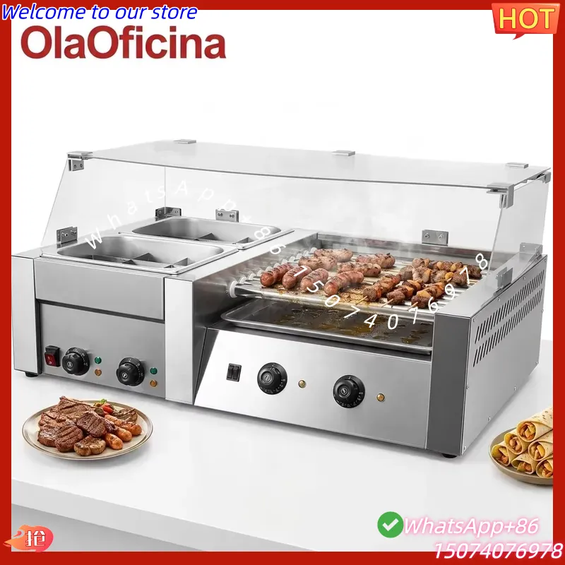 Hot Dog Roller Grill - Griglia Elettrica per Hot Dog a