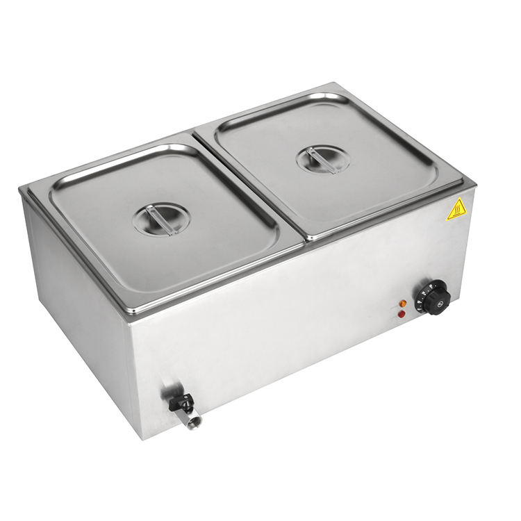 Bain Marie Food Warmer - Elettrico in acciaio inossidabile Bain Marie
