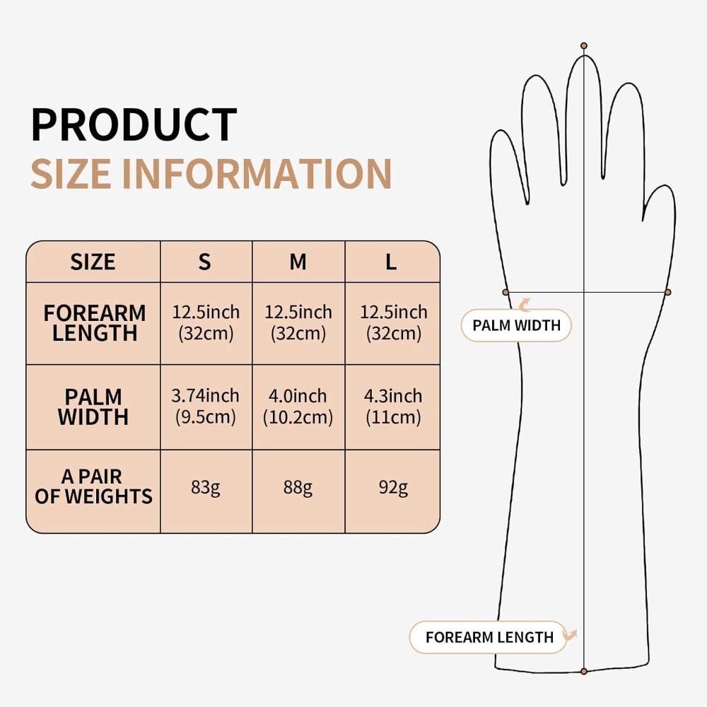 Guanti in gomma per lavare i p - Commercial Kitchen Gloves recensione e prezzo