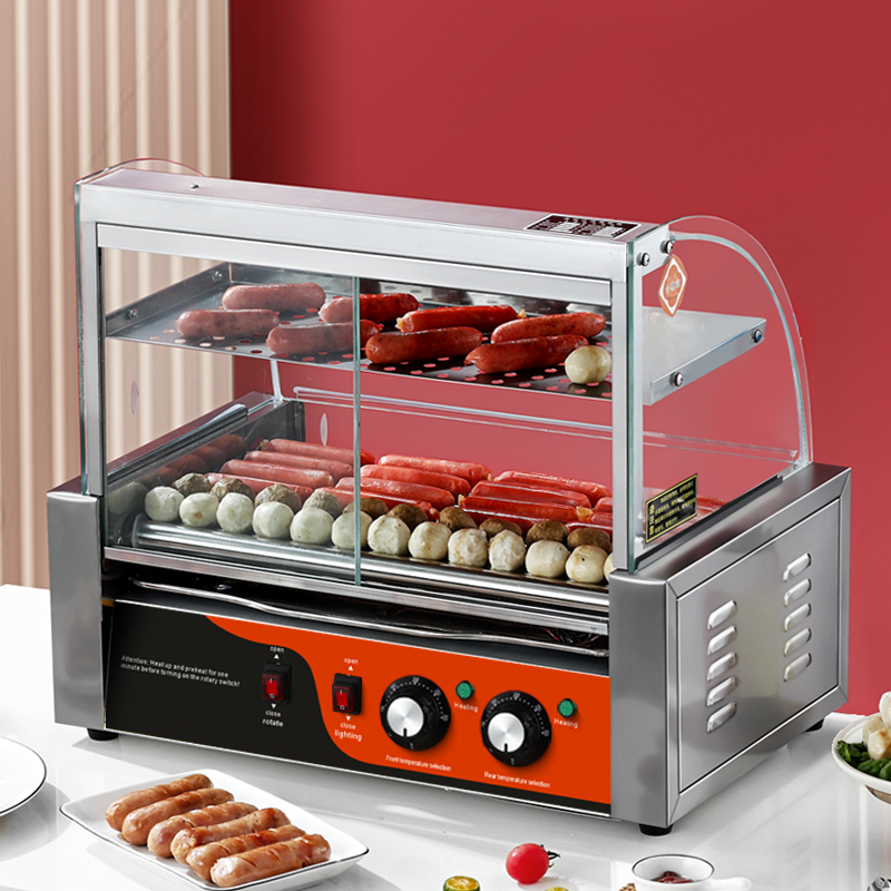 Griglia elettrica da cucina a  - Hot Dog Roller Grill recensione e prezzo
