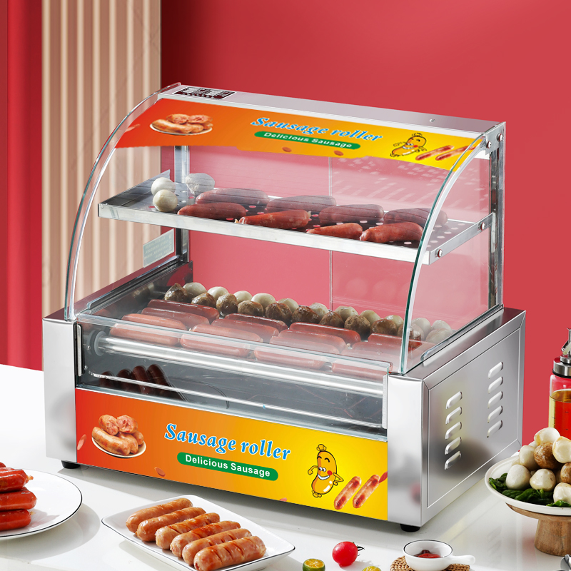 Griglia elettrica da cucina a  - Hot Dog Roller Grill recensione e prezzo