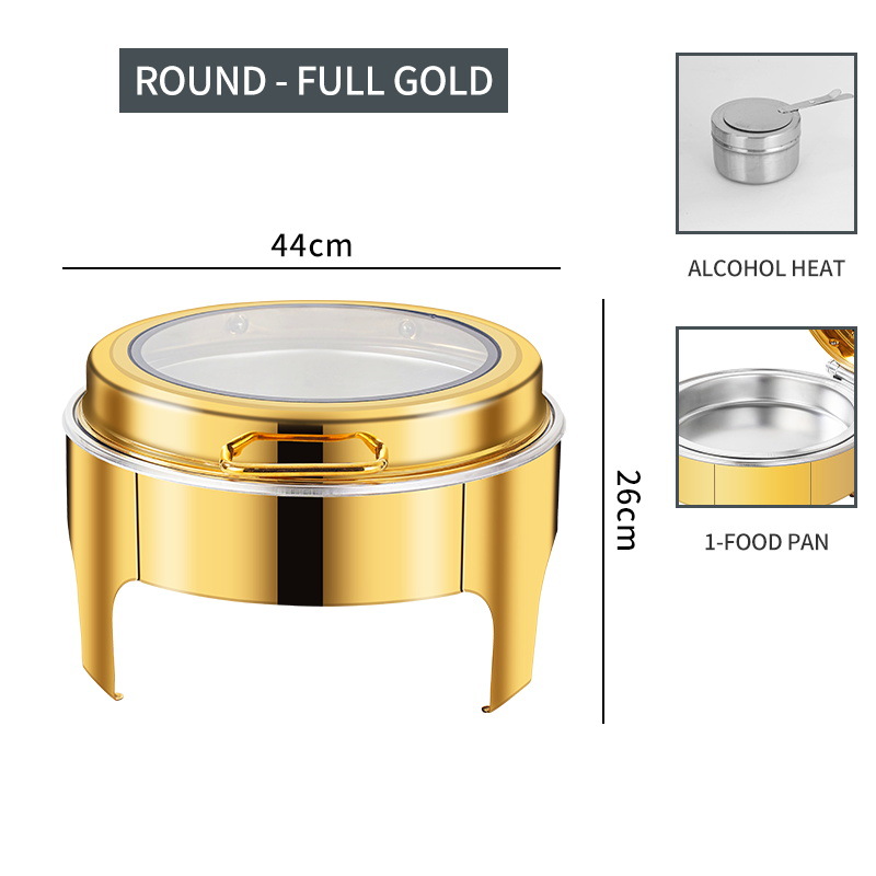 Finestra rotonda in vetro gran - Bain Marie Food Warmer recensione e prezzo