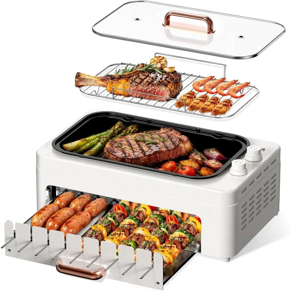 Grill da banco 4-in-1 per inte - Hot Dog Roller Grill recensione e prezzo