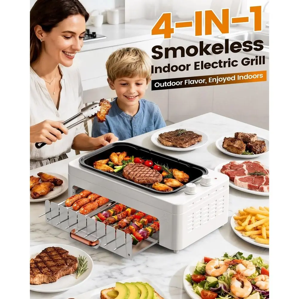 Grill da banco 4-in-1 per inte - Hot Dog Roller Grill recensione e prezzo