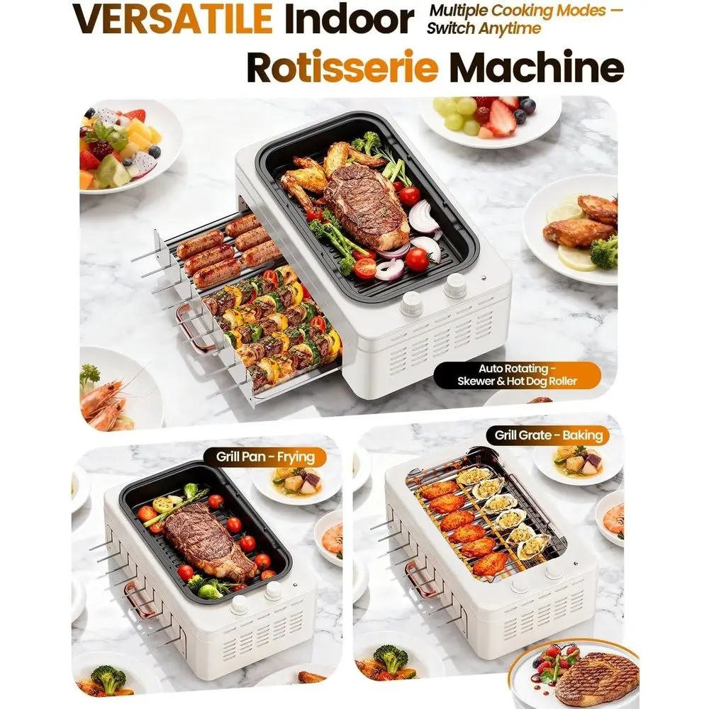 Grill da banco 4-in-1 per inte - Hot Dog Roller Grill recensione e prezzo