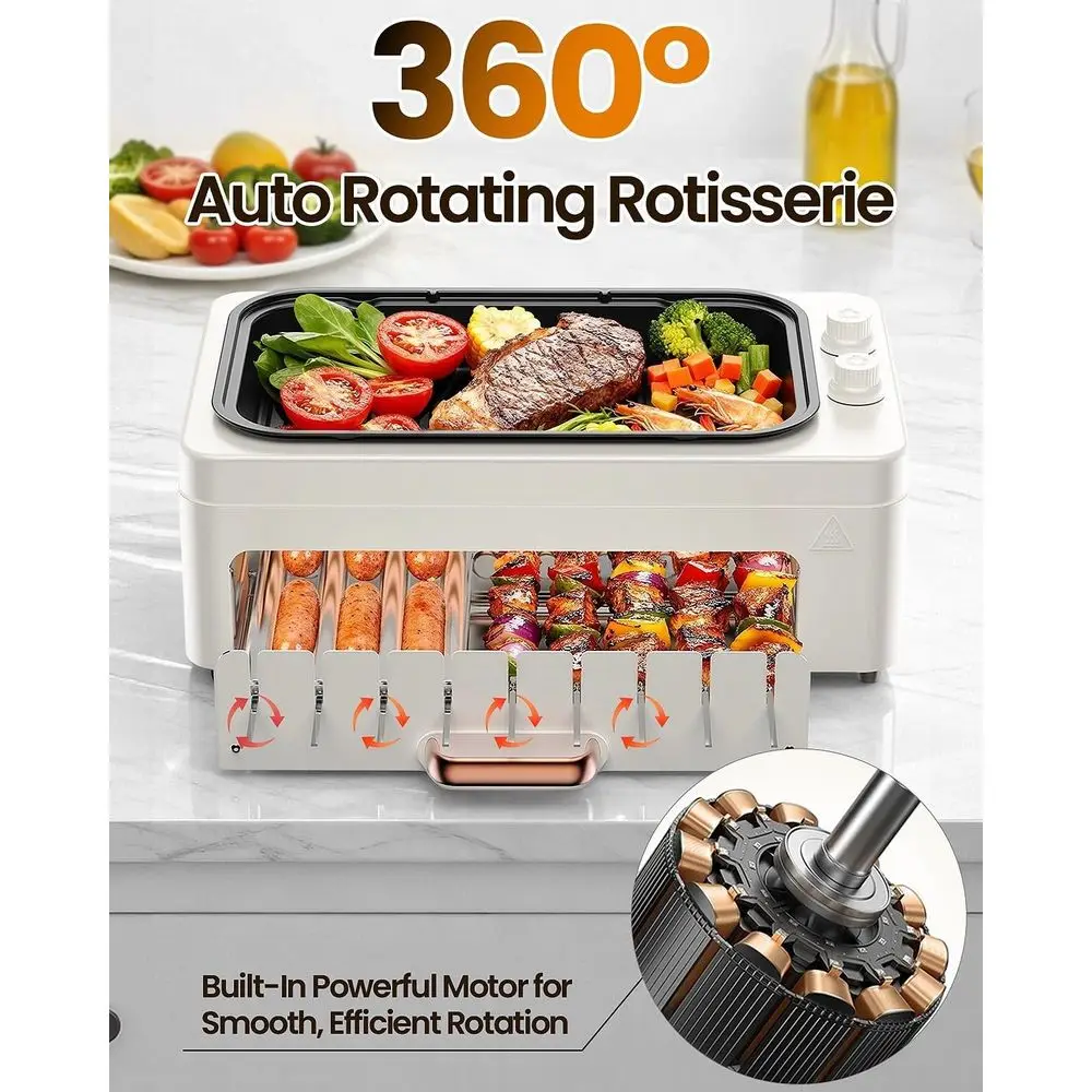 Grill da banco 4-in-1 per inte - Hot Dog Roller Grill recensione e prezzo
