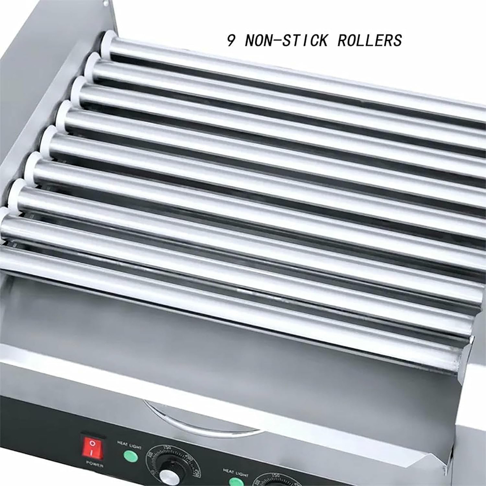 HHD09A Griglia a Rulli per Hot - Hot Dog Roller Grill recensione e prezzo