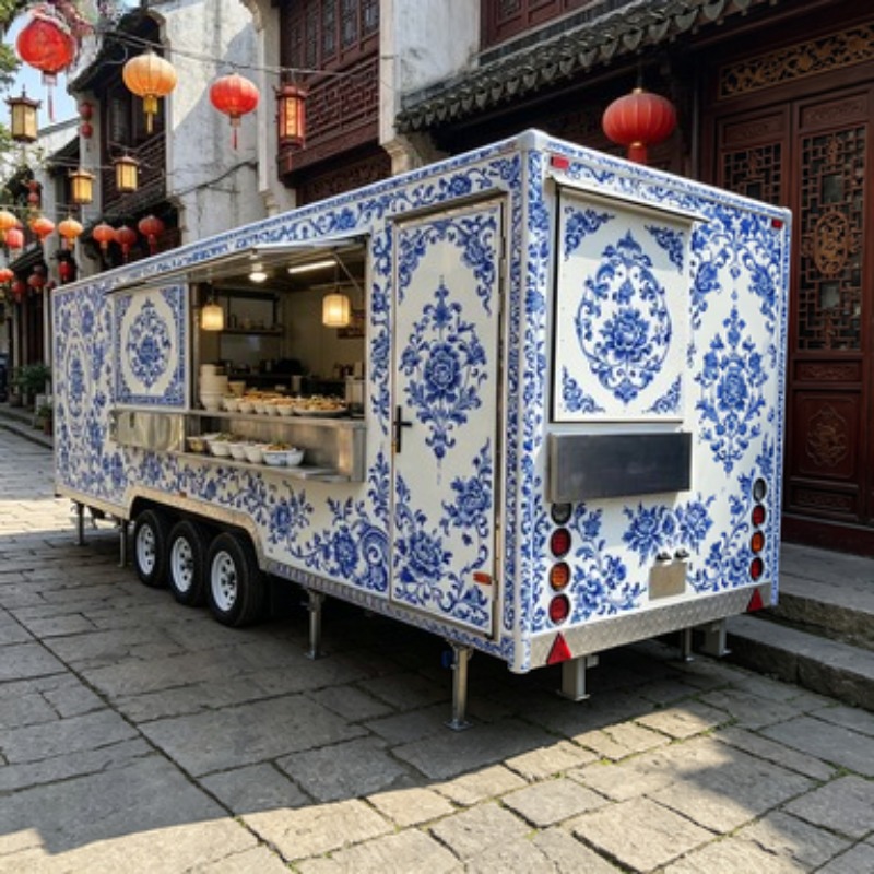 Rimorchio Mobile per Hot Dog e - Commercial Kitchen Trailer recensione e prezzo