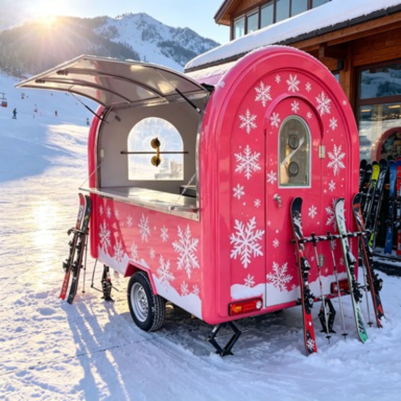 Rimorchio Mobile per Hot Dog e - Commercial Kitchen Trailer recensione e prezzo