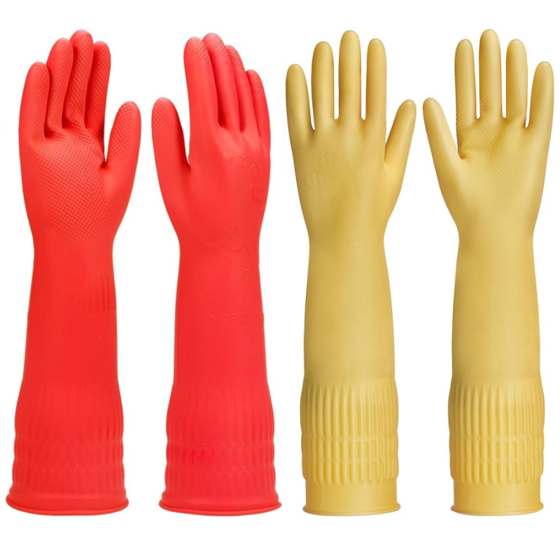 Guanti per pulizia in gomma ex - Commercial Kitchen Gloves recensione e prezzo