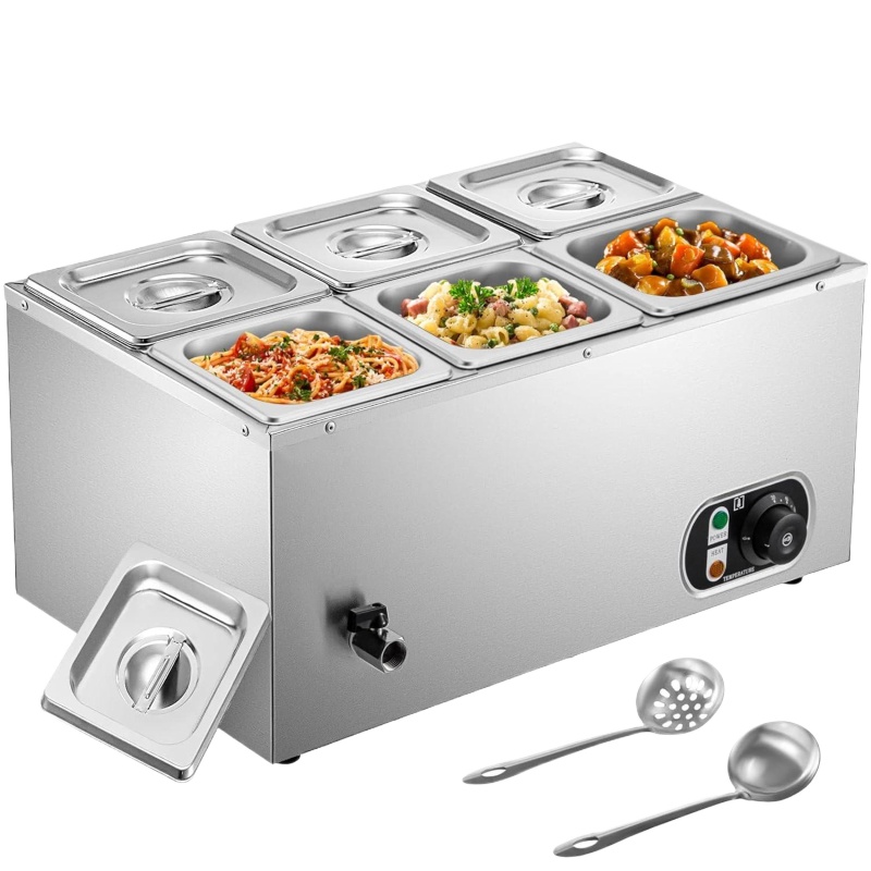6 serbatoi Scaldavivande comme - Bain Marie Food Warmer recensione e prezzo