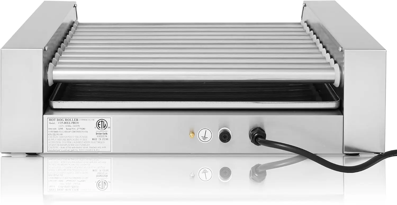 Griglia Elettrica per 30 Hot D - Hot Dog Roller Grill recensione e prezzo