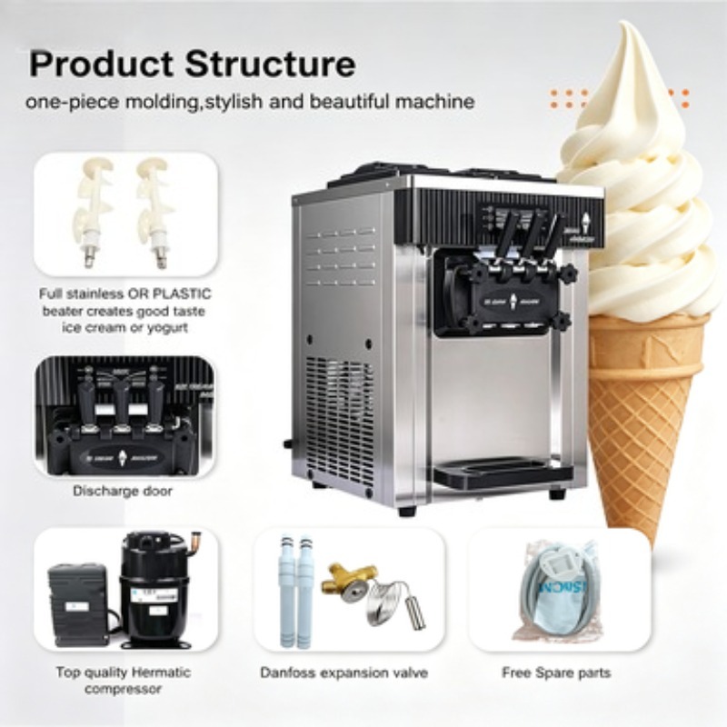 Macchina per Gelato Soft Serve - Soft Serve Ice Cream Machine recensione e prezzo