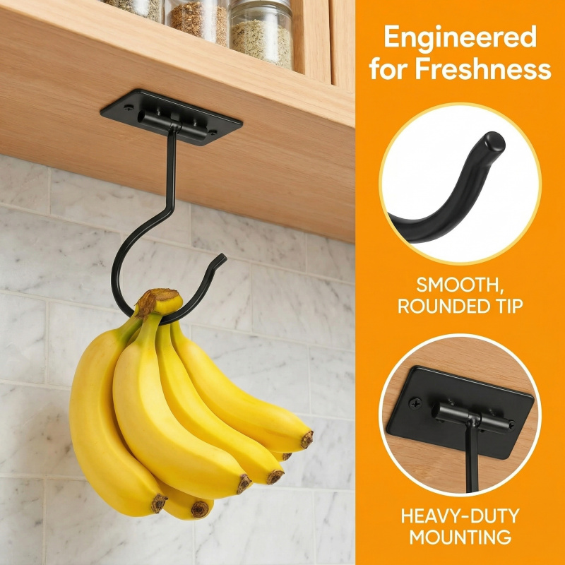Gancio a banana autoadesivo in - Commercial Kitchen Organization recensione e prezzo