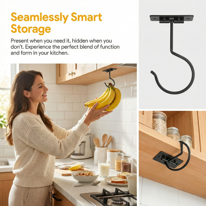 Gancio a banana autoadesivo in - Commercial Kitchen Organization recensione e prezzo