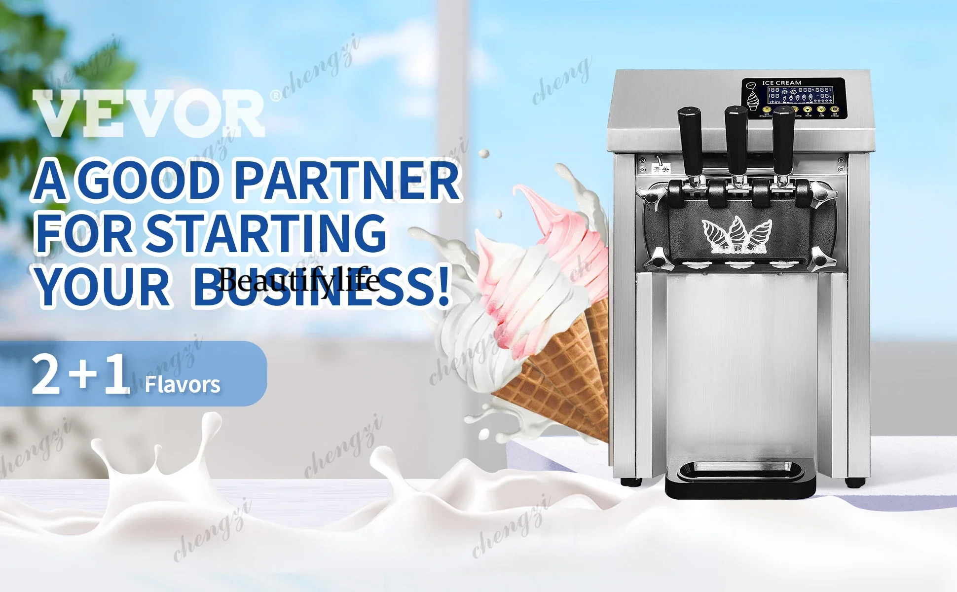 Macchina per gelato commercial - Soft Serve Ice Cream Machine recensione e prezzo